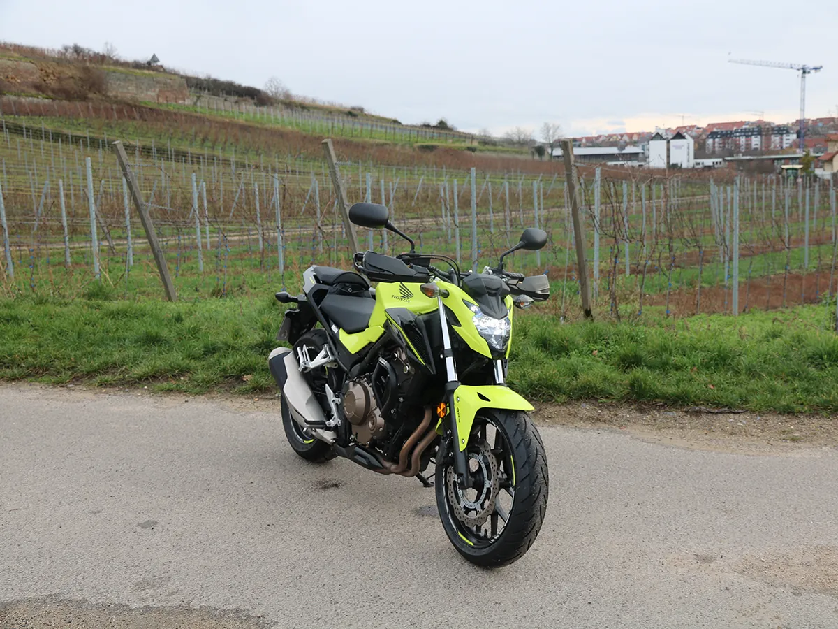 Schulungsmotorrad der Fahrschule Stengel-Kissel
